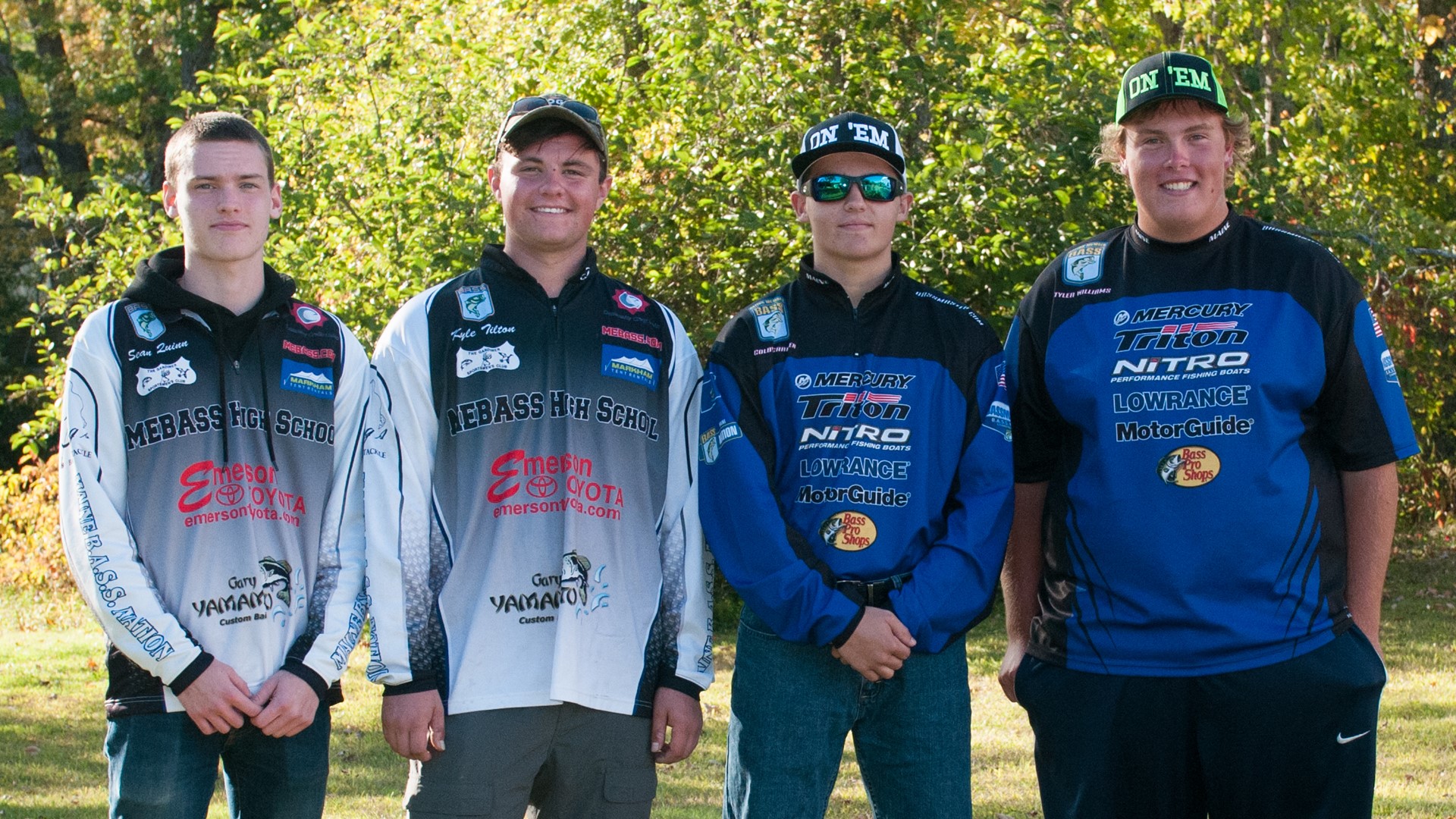 2019 High School Champions - (L to R) 2nd Place team Sean Quinn, Kyle Tilton, 1st Place team Colby Carrier, Tyler Williams