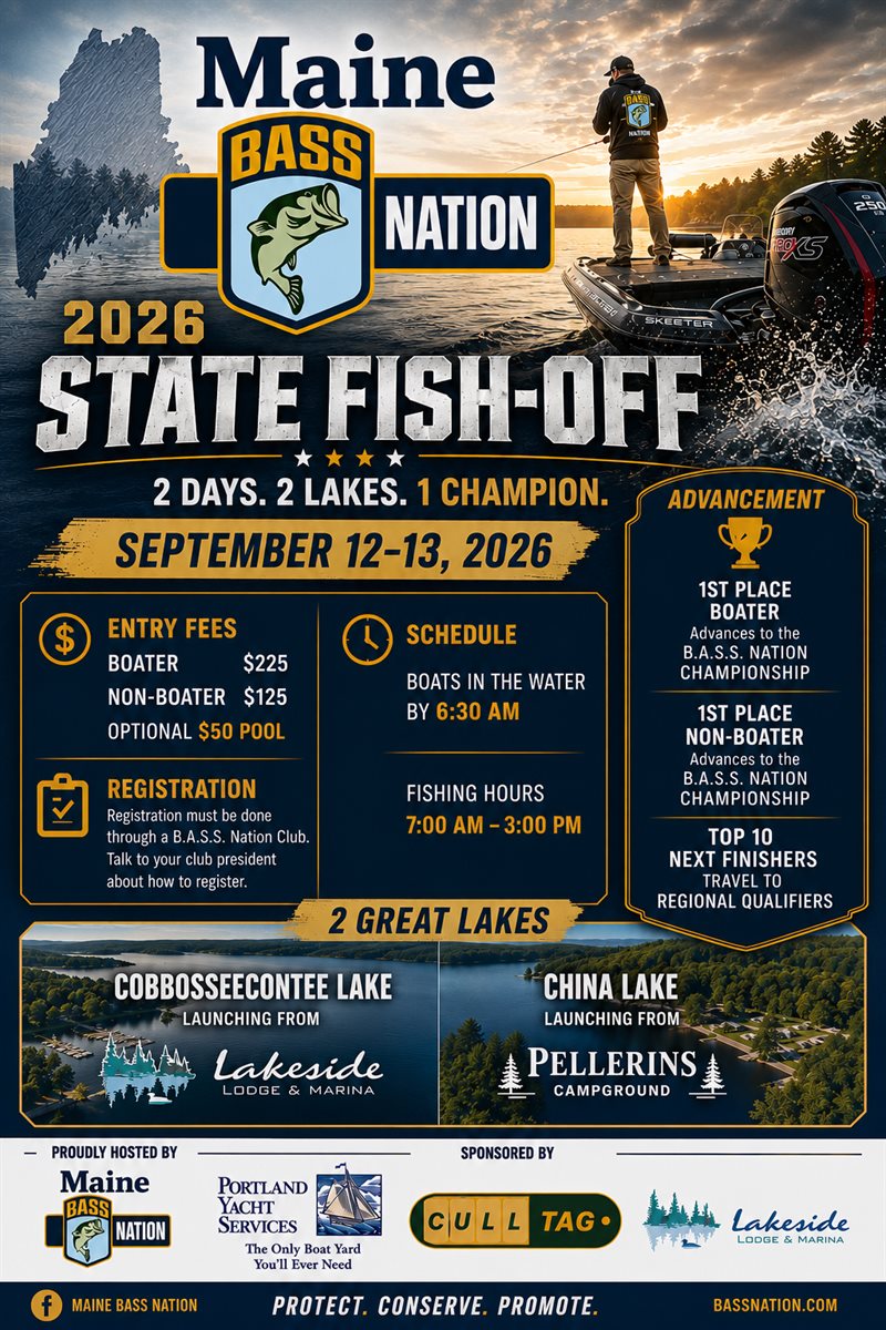 2026 Maine B.A.S.S. Nation State Fish-Off